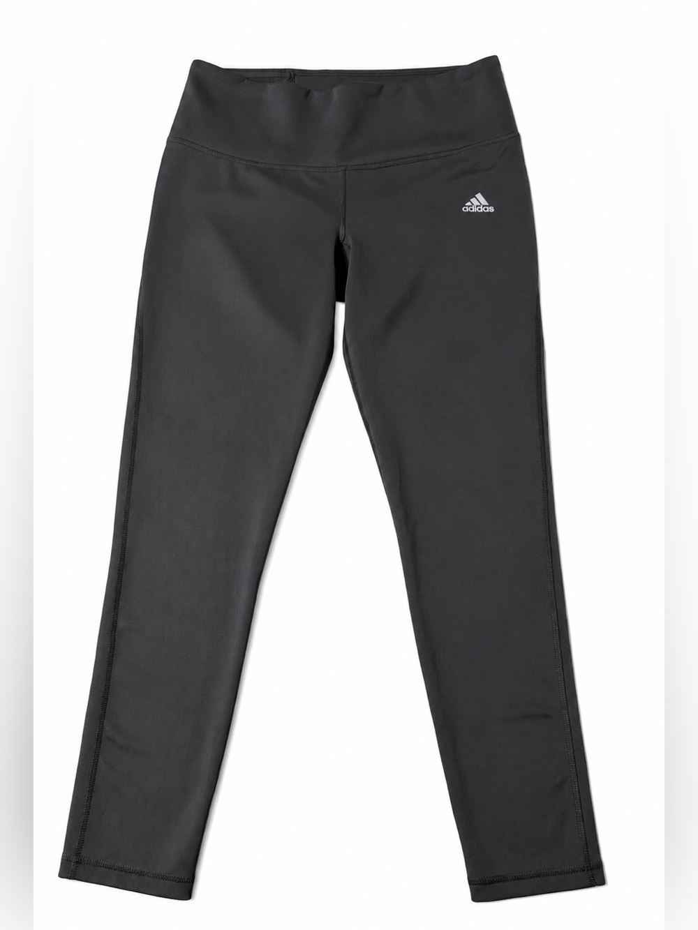 adidas Climalite Women's Black Pull-On Skinny Leggings Solid Size M